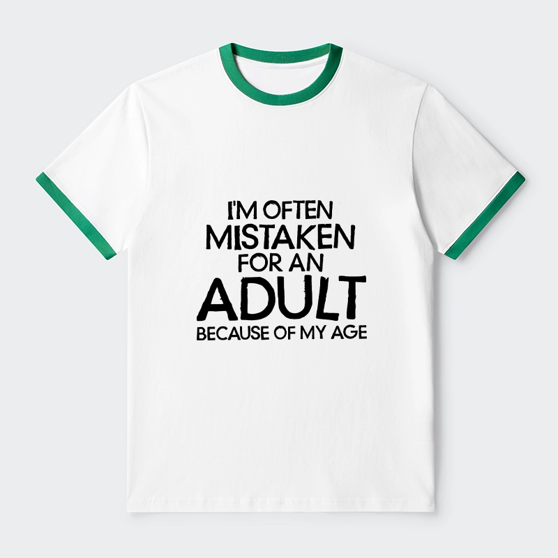 Tokyo-Tiger Old In Age But Young At Heart Trim T-Shirt