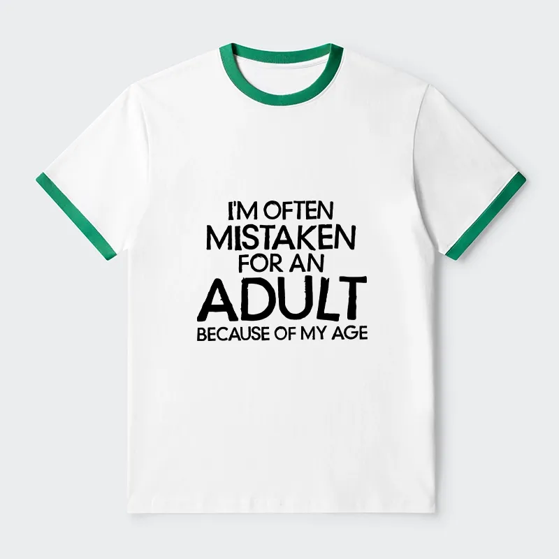 Tokyo-Tiger Old In Age But Young At Heart Trim T-Shirt