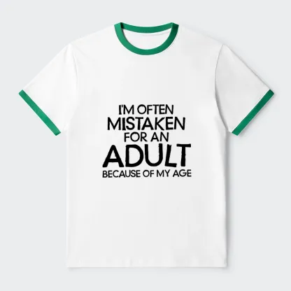 Tokyo-Tiger Old In Age But Young At Heart Trim T-Shirt