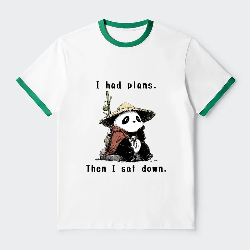 Tokyo-Tiger The Maybe Later Panda Trim T-Shirt