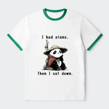 Tokyo-Tiger The Maybe Later Panda Trim T-Shirt