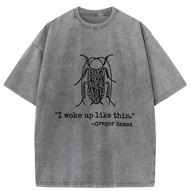 Tokyo-Tiger I Woke Up Like This Washed T-Shirt