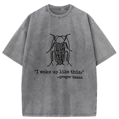 Tokyo-Tiger I Woke Up Like This Washed T-Shirt