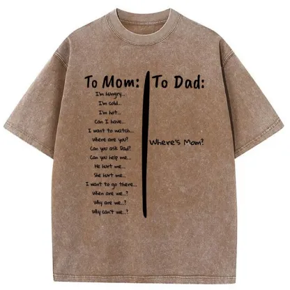 Tokyo-Tiger Conversations With Parents Washed T-Shirt