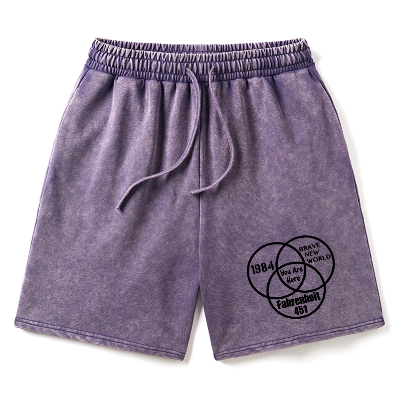 Tokyo-Tiger Multidimensional Thinking And Rebellion Washed Shorts