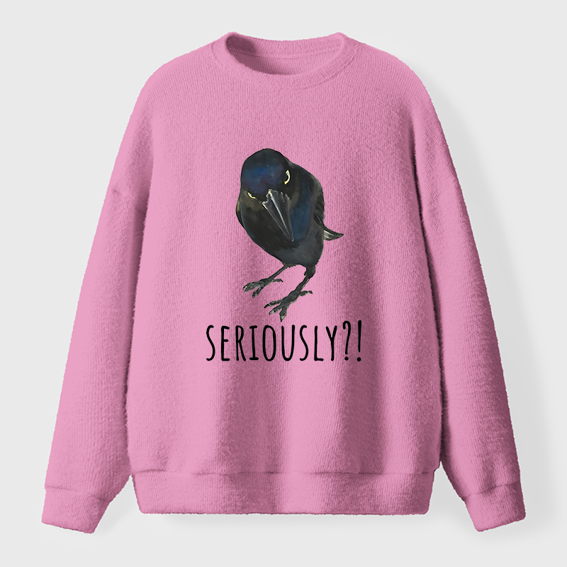 Tokyo-Tiger Raven's Question Fuzzy Sweatshirt