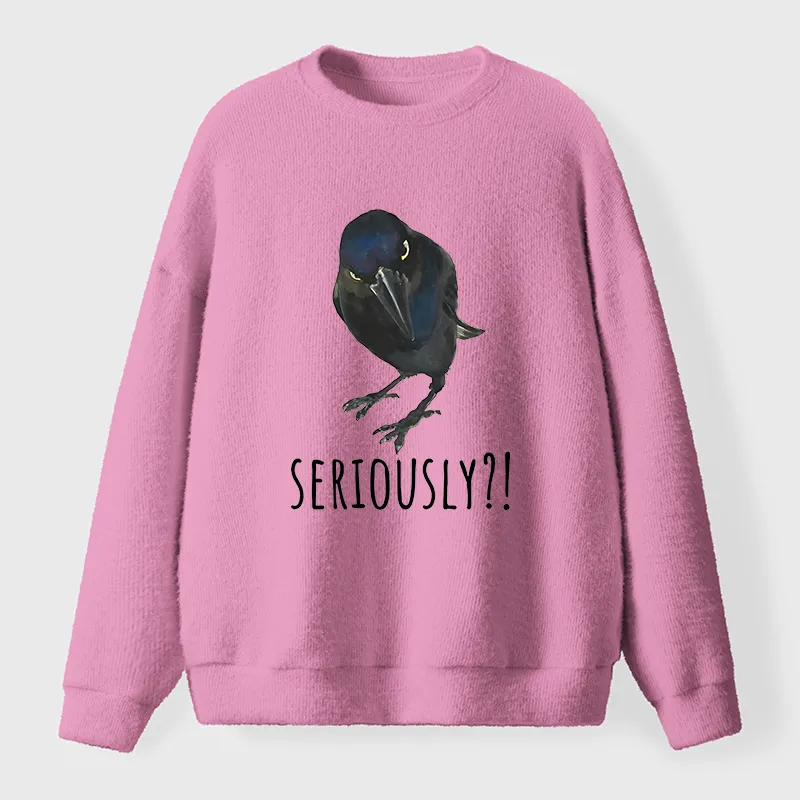 Tokyo-Tiger Raven's Question Fuzzy Sweatshirt