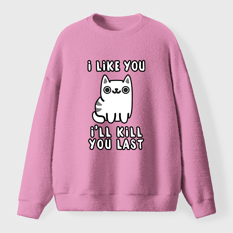 Tokyo-Tiger Cats And Humans Have A Love-hate Relationship Fuzzy Sweatshirt