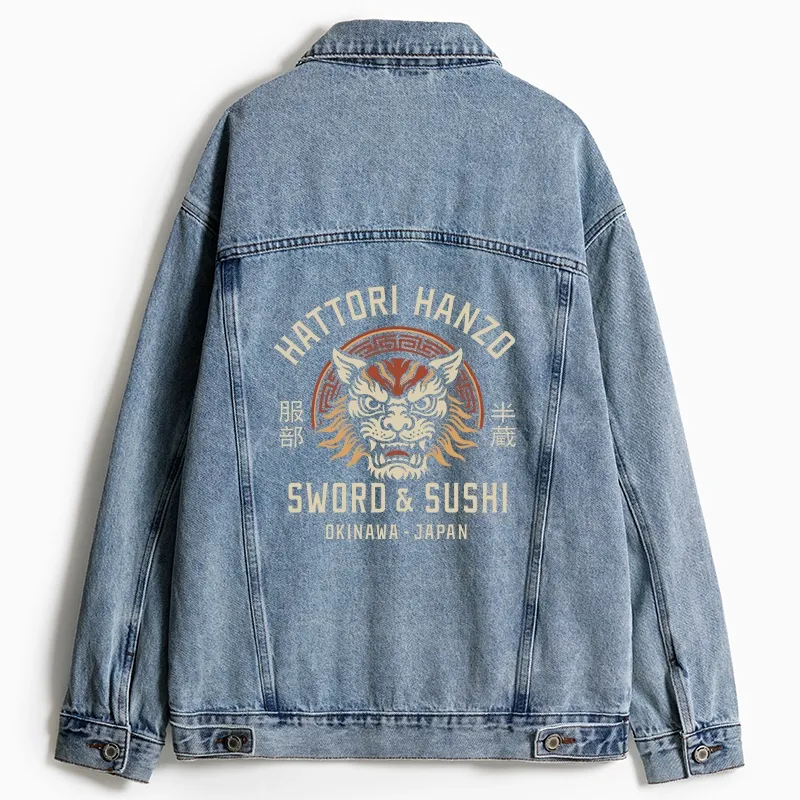 Tokyo-Tiger Hattori Lion Japanese Samurai Jean Jacket