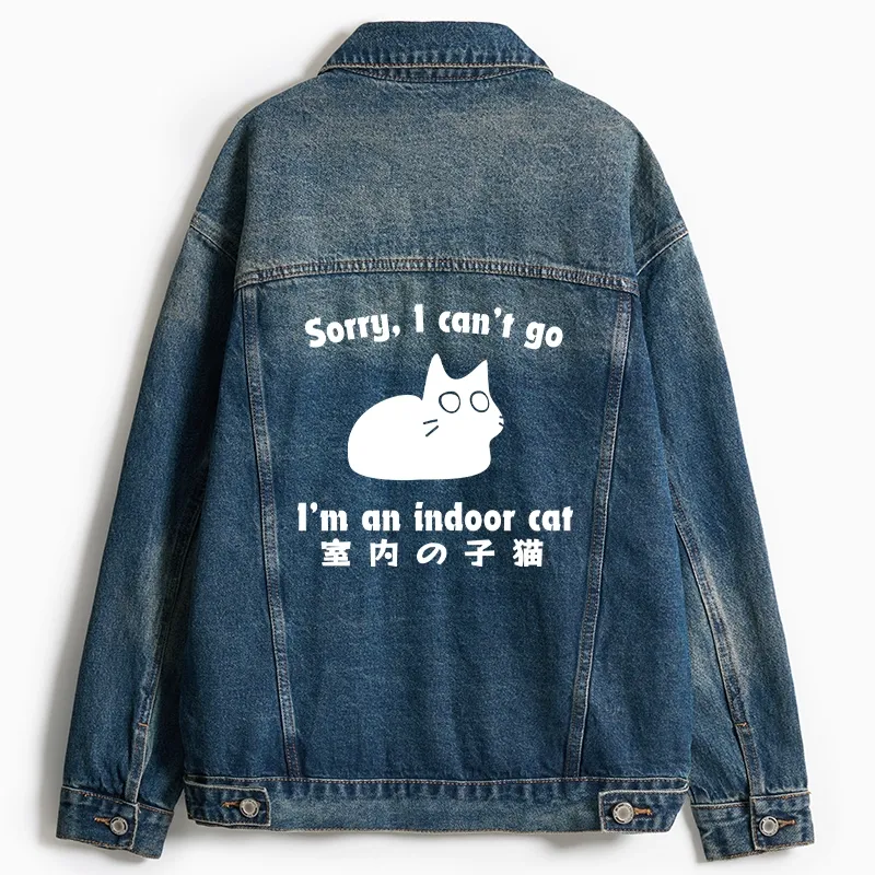 Tokyo-Tiger Indoor Kitten Jean Jacket