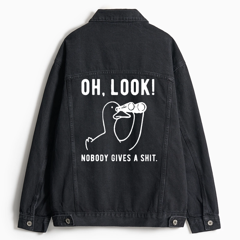 Tokyo-Tiger No One Cares About The Duck Jean Jacket