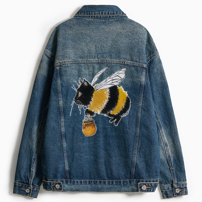 Tokyo-Tiger Catbee Funny Jean Jacket