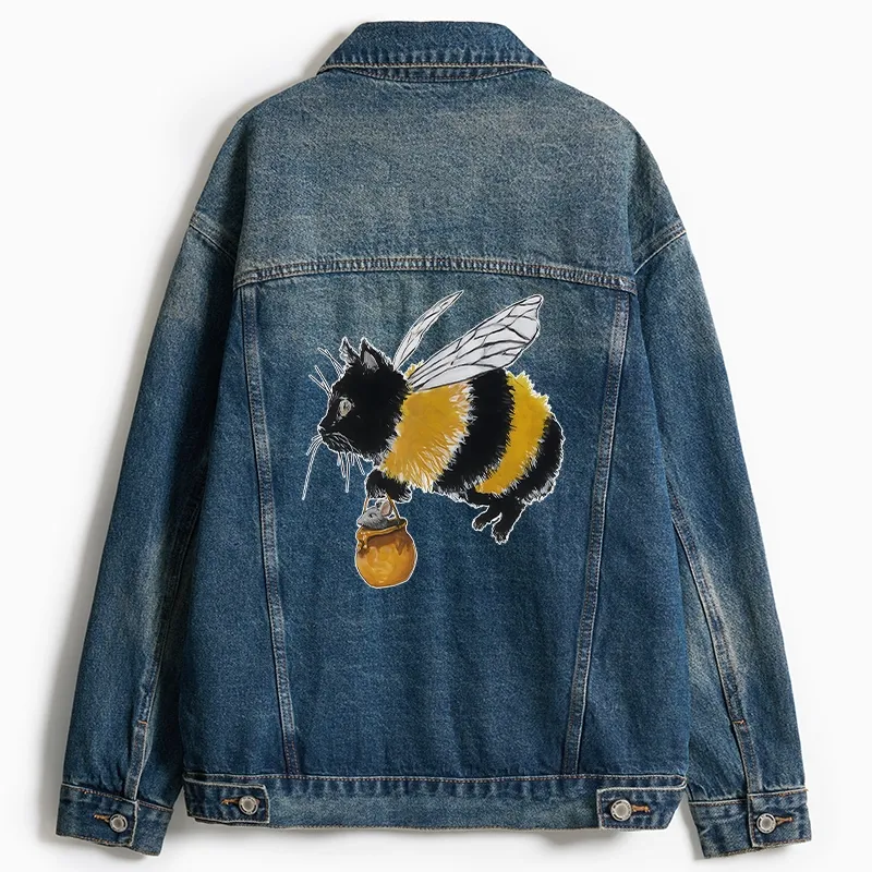 Tokyo-Tiger Catbee Funny Jean Jacket