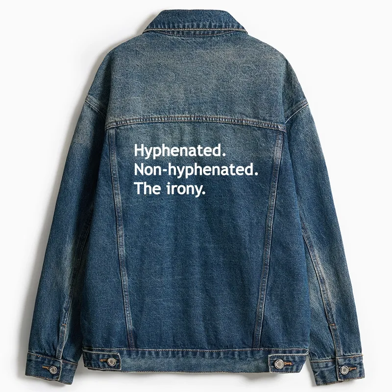 Tokyo-Tiger Hyphenated Funny Jean Jacket
