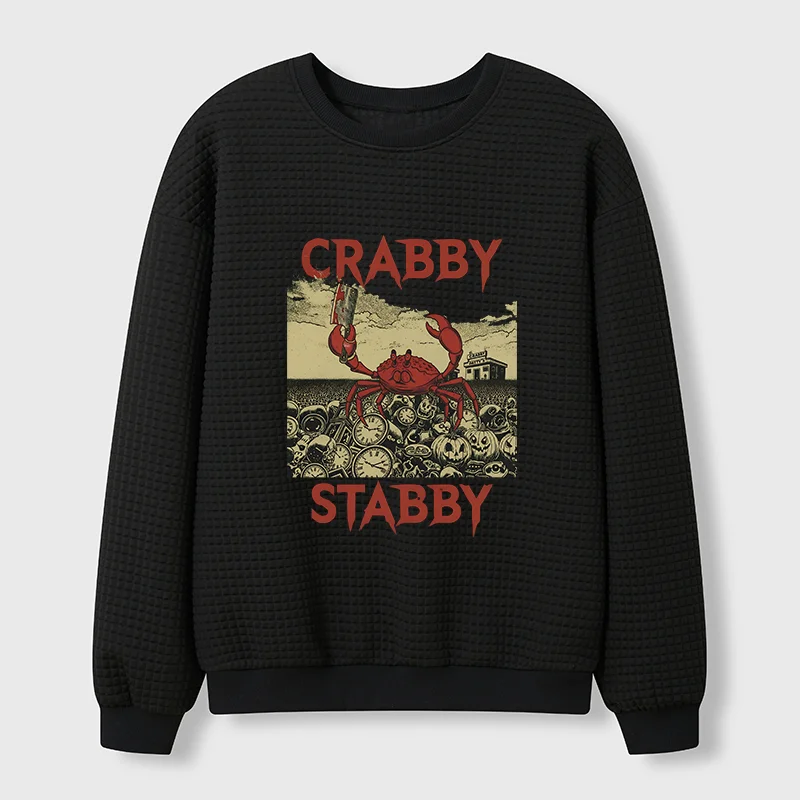 Tokyo-Tiger Angry Crab Waffle Sweatshirt