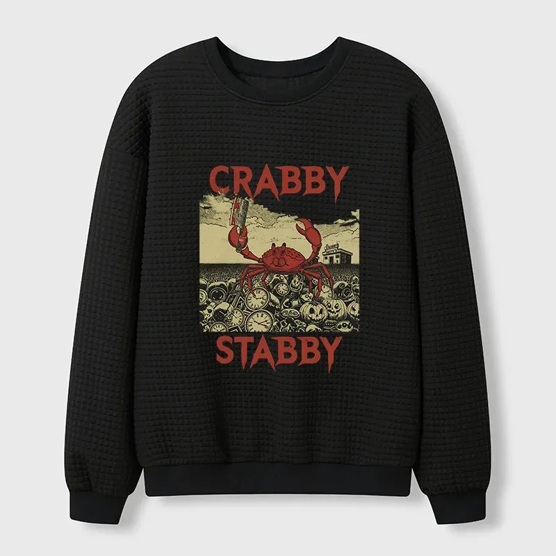 Tokyo-Tiger Angry Crab Waffle Sweatshirt