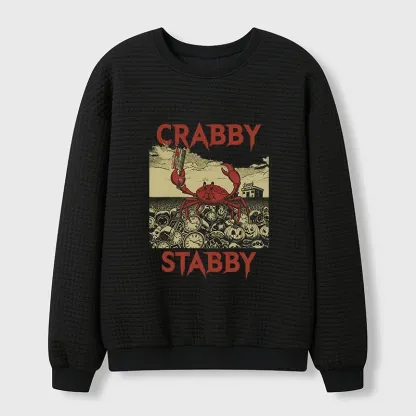 Tokyo-Tiger Angry Crab Waffle Sweatshirt