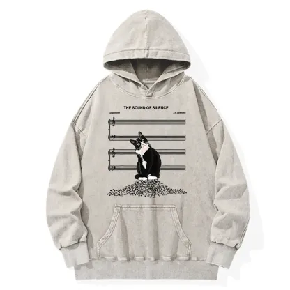 Tokyo-Tiger The Sound Of Silence Washed Hoodie