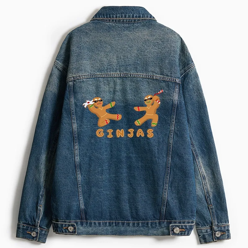 Tokyo-Tiger Gingerbread Ninja Jean Jacket Sale