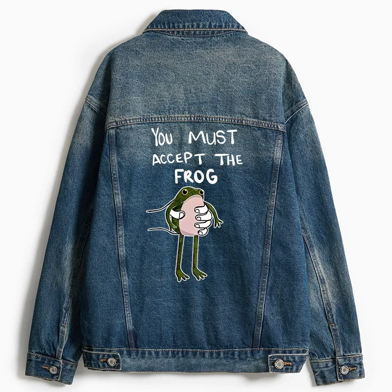 Tokyo-Tiger Accept This Frog Jean Jacket