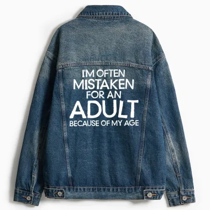 Tokyo-Tiger Old In Age But Young At Heart Jean Jacket