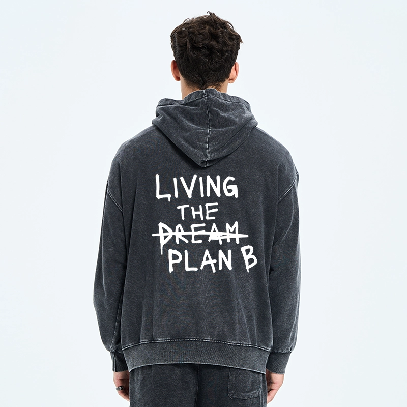Tokyo-Tiger Implement Plan B Washed Zip Hoodie
