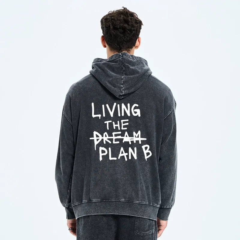 Tokyo-Tiger Implement Plan B Washed Zip Hoodie