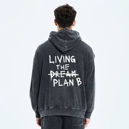 Tokyo-Tiger Implement Plan B Washed Zip Hoodie