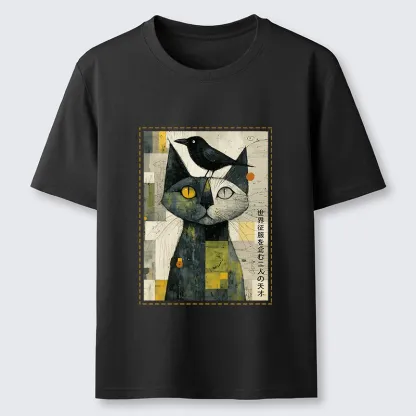 Tokyo-Tiger The Cat And The Crow Are Planning To Rule The World Classic T-Shirt