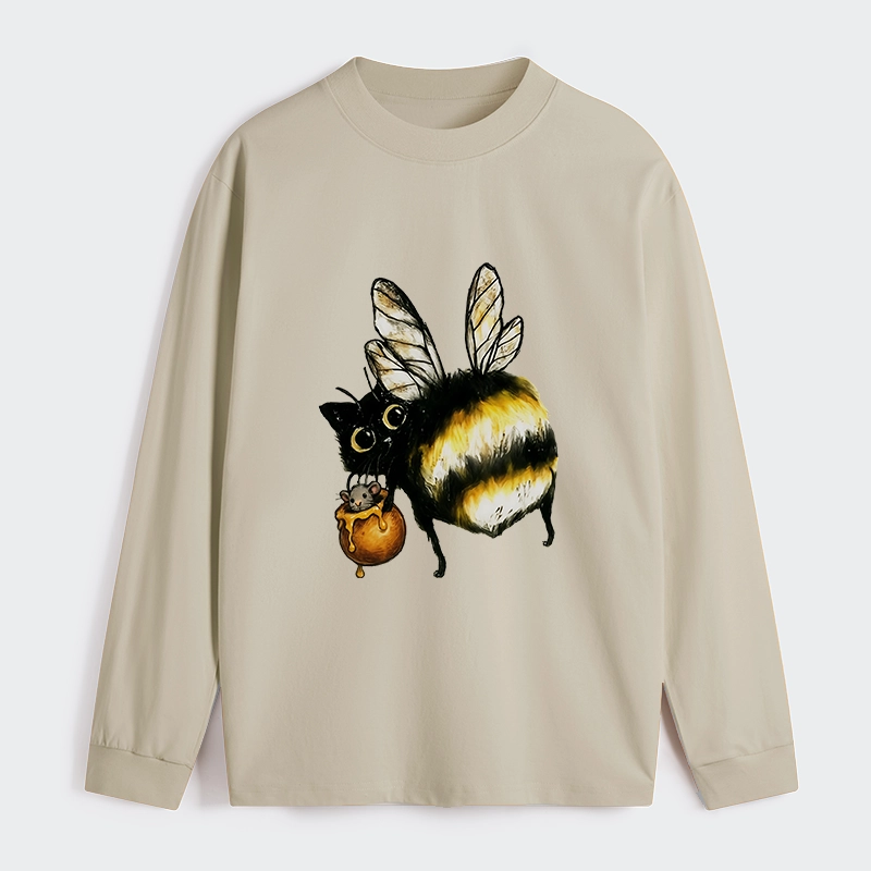 Tokyo-Tiger Cute Catbee Butt Classic Long Sleeve T-Shirt