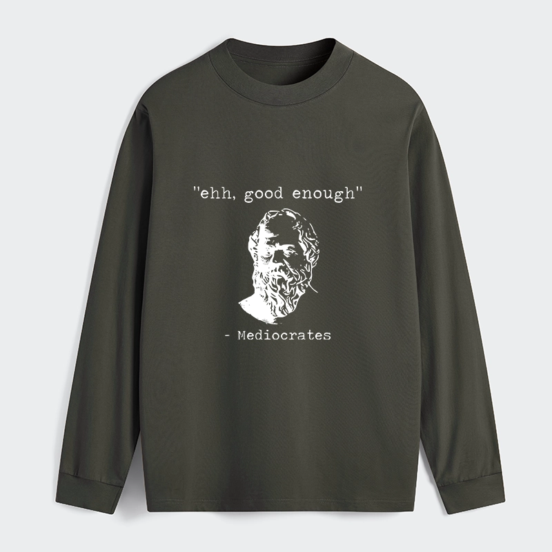 Tokyo-Tiger Mediocrates Meme Classic Long Sleeve T-Shirt
