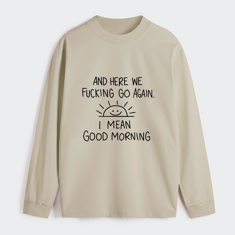 Tokyo-Tiger Different Meanings Of "Good Morning" Classic Long Sleeve T-Shirt