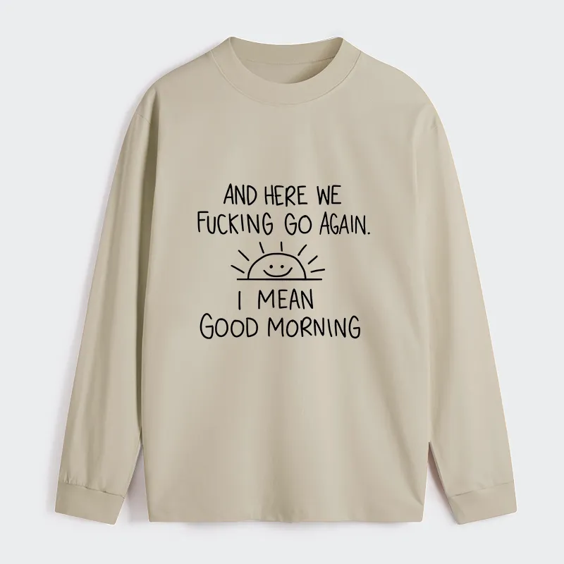 Tokyo-Tiger Different Meanings Of "Good Morning" Classic Long Sleeve T-Shirt