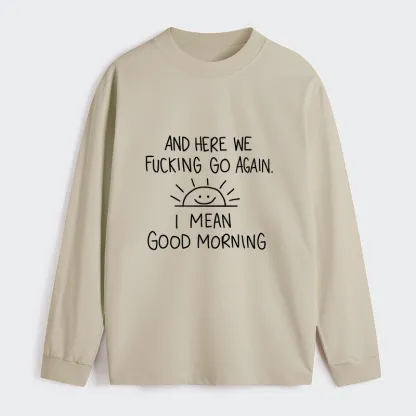 Tokyo-Tiger Different Meanings Of "Good Morning" Classic Long Sleeve T-Shirt