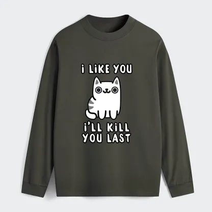 Tokyo-Tiger Cats And Humans Have A Love-hate Relationship Classic Long Sleeve T-Shirt