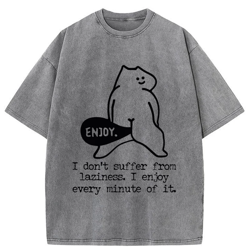 Tokyo-Tiger Enjoy Every Minute Washed T-Shirt