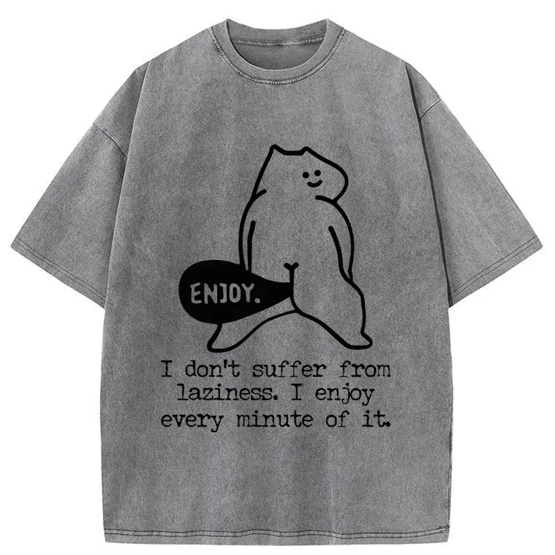 Tokyo-Tiger Enjoy Every Minute Washed T-Shirt