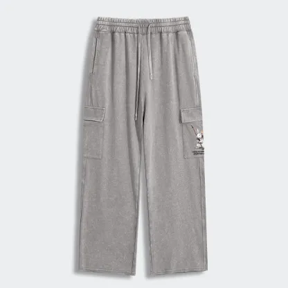 Tokyo-Tiger Rabbit Gotta Say Weird Stuff Or Die Washed Utility Sweatpants