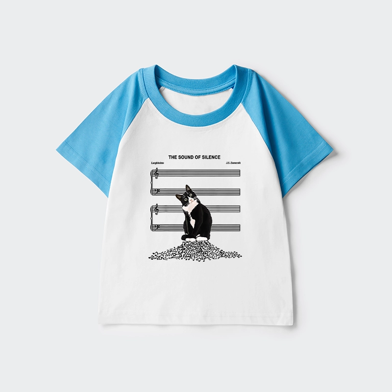 Tokyo-Tiger The Sound Of Silence Kids Raglan T-shirt