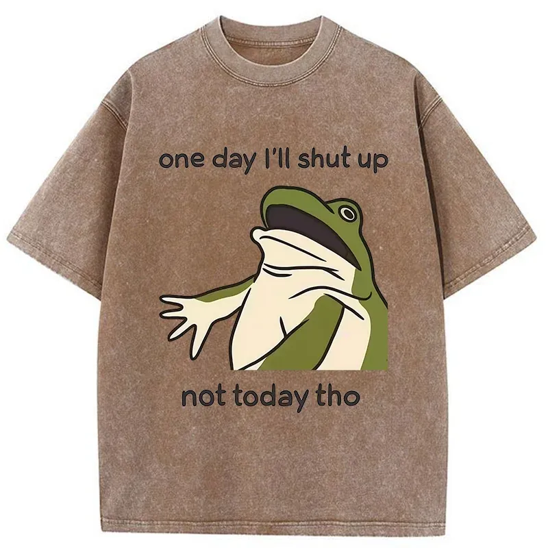 Tokyo-Tiger I Must Ramble On Today Washed T-Shirt