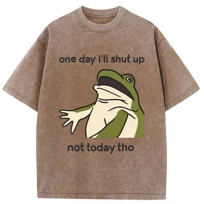 Tokyo-Tiger I Must Ramble On Today Washed T-Shirt