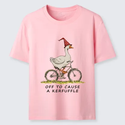 Tokyo-Tiger Stupid Goose Riding A Bicycle Classic T-Shirt