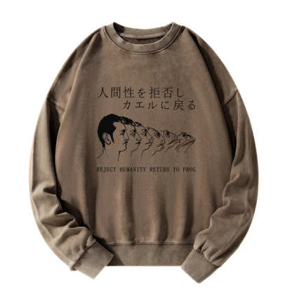 Tokyo-Tiger Return To Frog Washed Sweatshirt
