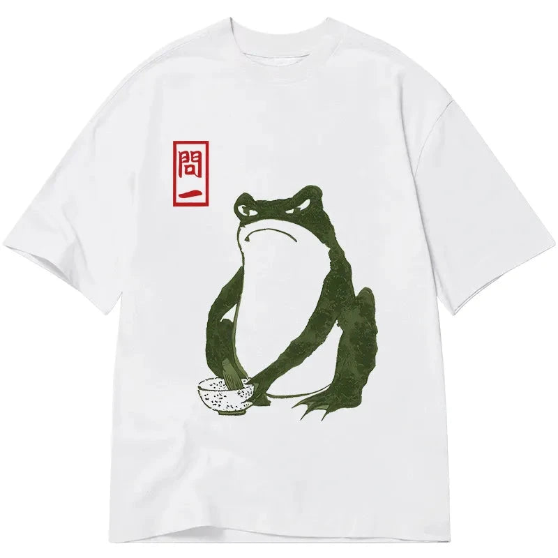 Tokyo-Tiger Woodblock Print Frog Classic T-Shirt Sale