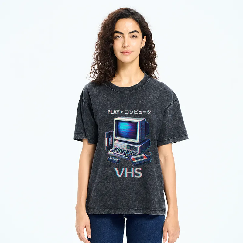 Tokyo-Tiger Vintage VHS Washed T-Shirt