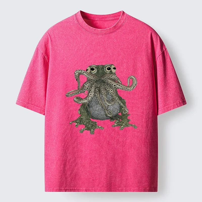 Tokyo-Tiger Ugly Frog Washed T-Shirt
