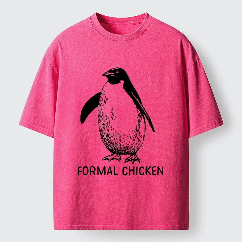 Tokyo-Tiger Funny Penguin Joke Meme Washed T-Shirt