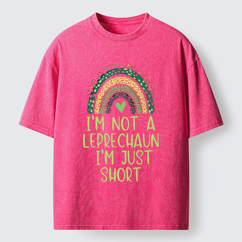 Tokyo-Tiger Funny St Patrick's Day Just Short Washed T-Shirt