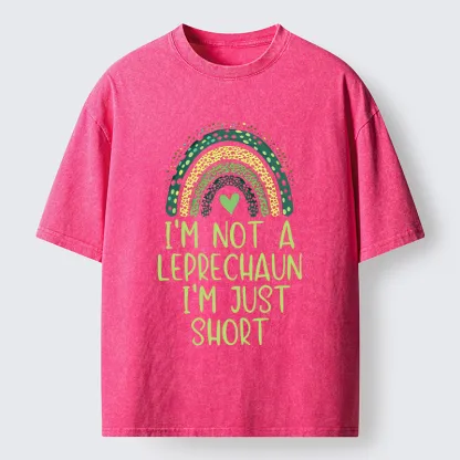 Tokyo-Tiger Funny St Patrick's Day Just Short Washed T-Shirt