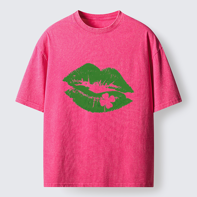Tokyo-Tiger Lucky Kiss Washed T-Shirt